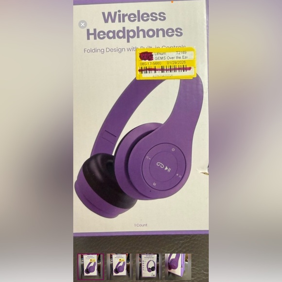 Other - Wireless Foldable Headphones - Purple